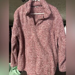 JODIFL Marled Pink Turtleneck Sweater